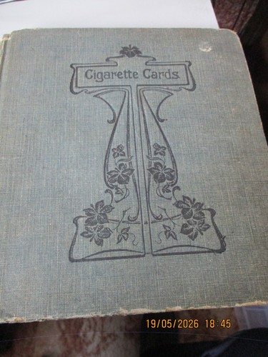 Cigarette card album - card,