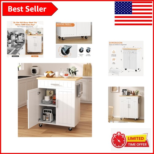 Compact white kitchen island - compact,