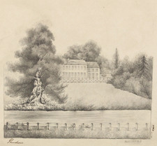 DODDERSHALL PARK 1829 THEODOSIA Mary Heise original pencil sketch