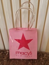 Macys New York small pink bag