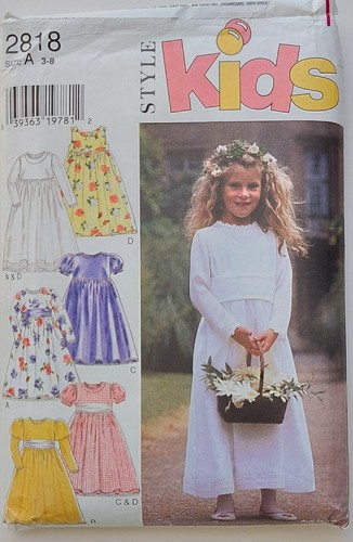 Style 2818 girls dress - style,