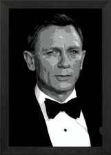 James Bond Movies Framed Wall