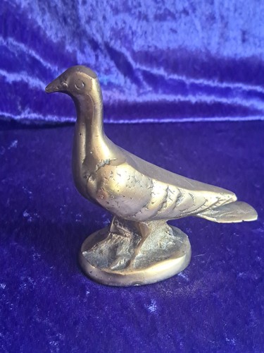 Vintage solid brass racing - brass,