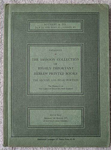 Sotheby catalogue the - -,