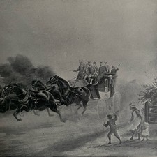 1800s Stagecoach Travel Horse