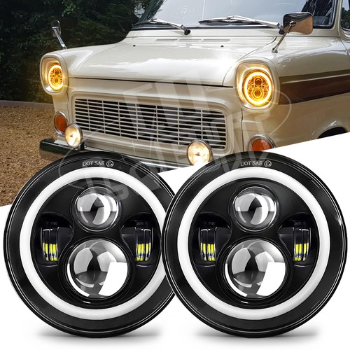 Pair inch round led - 7",