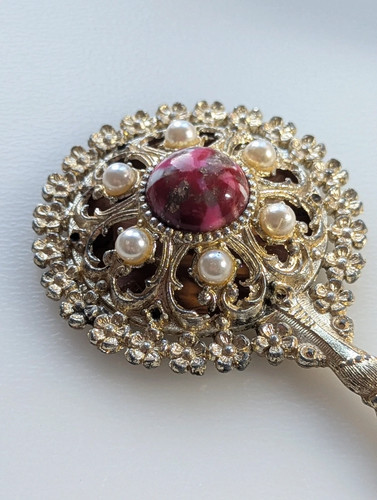 Vintage 1950s bejeweled purse - vintage,
