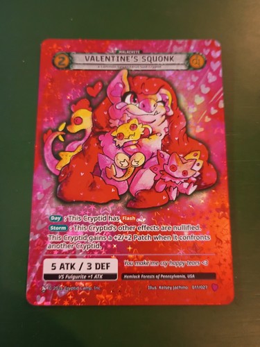 Cryptid camp valentines - cryptid,
