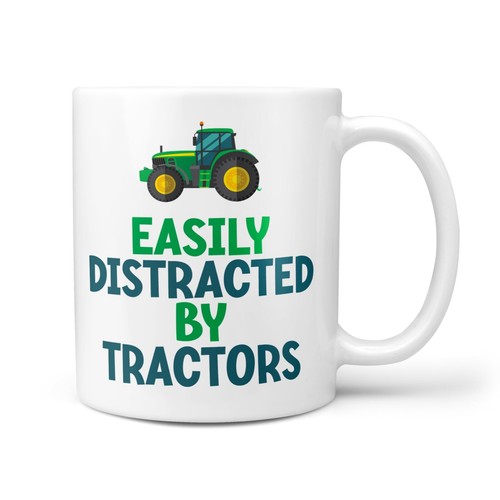 Funny tractor gift mug - funny,