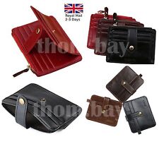 Unisex Men Women Mini Leather Wallet Slim Credit ID Card Holder Coin Purse Money