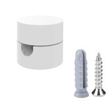 White Swag Hook Ceiling Pendant Lamp Wall Cable Light Fixture Fabric Cord CLOSED