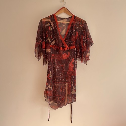 Amaranto y2k sheer boho - amaranto,