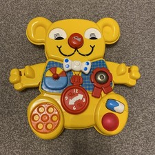 Vintage 1982 Matchbox Yellow Teddy Bear Baby Cot Activity Toy Rare