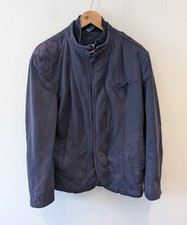 Zara Man XL Navy Blue Jacket Coat Detachable Quilted Inner Layer Parka Style GC 