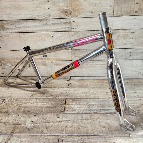 Racing chrome bmx frame - racing,
