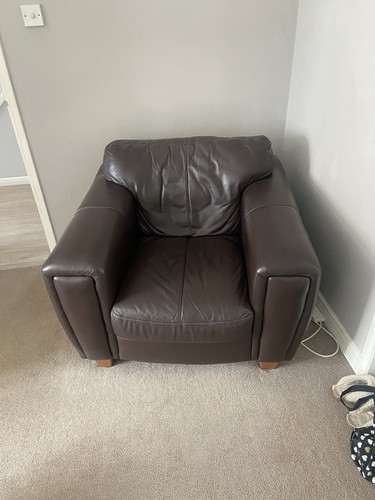 Leather armchair - leather,