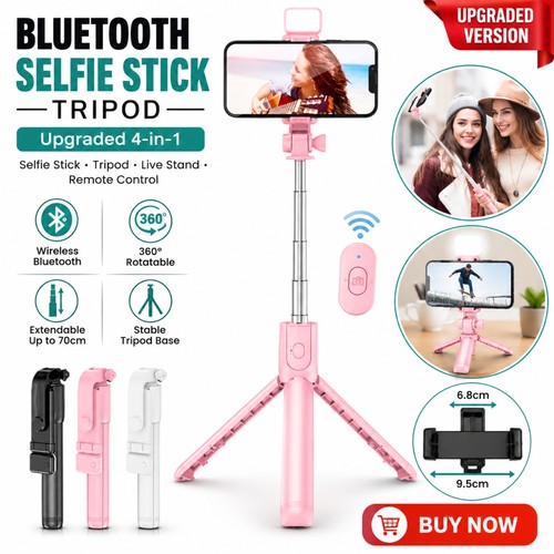 Bluetooth selfie tripod - bluetooth,