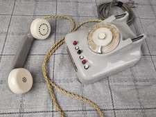 Vintage Rotary Dial Telephone, DeTeWe Te60, 6 Button. Prop? 