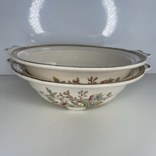 2 Washington Pottery Indian Tree Pattern 1950's/1960's Serving Bowls England