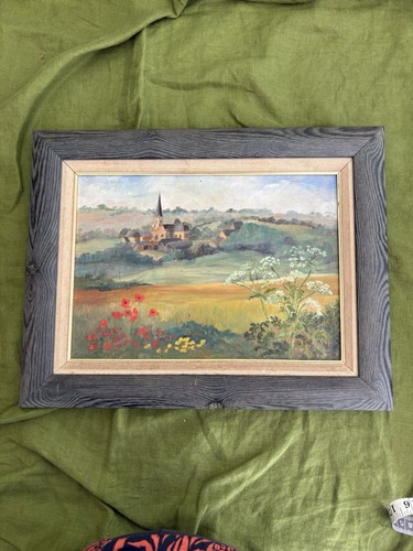 Vintage impressionist oil - vintage,