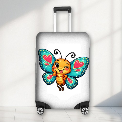 Cheeky butterfly luggage cover - luggage,