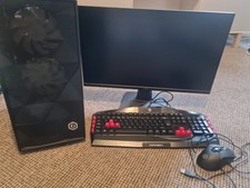 Cyberpower Pc Eurus and Ryzen 5  5600 G 8GB Ram And Monitor