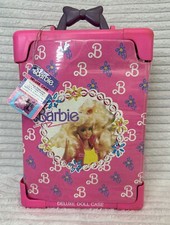Barbie Deluxe Doll Trunk Case Wardrobe With Carry Handle And Hangers 1991  VGC