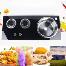 2 Burner LPG With Sink Combo