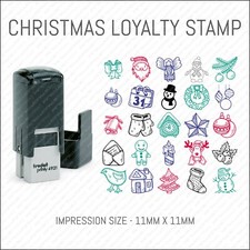 Christmas Loyalty Card Stamp -