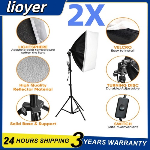 2pc 150w softbox lighting - 2pc,