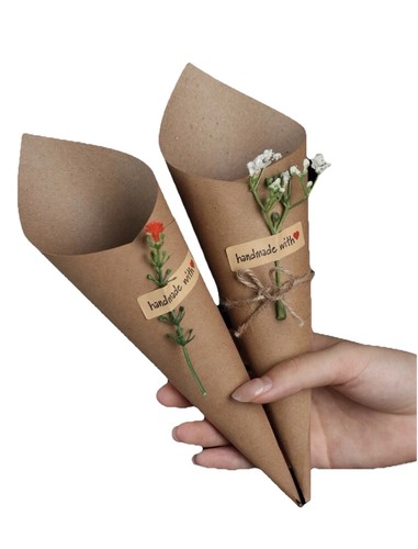 60pcs wedding confetti cones - wedding,