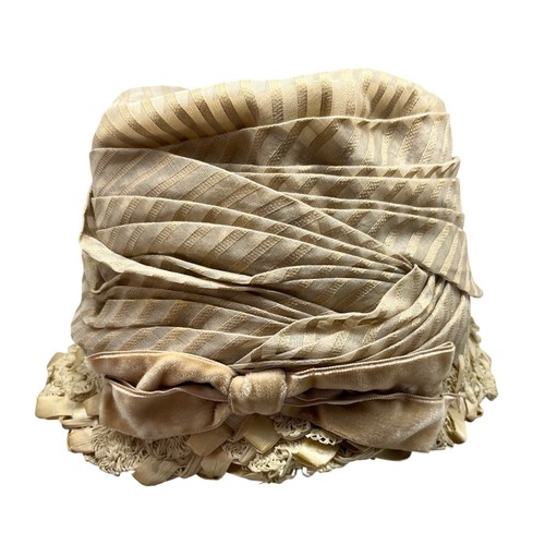Vintage cloche hat cream - vintage,