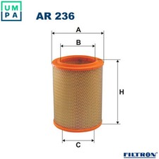 AIR FILTER AR 236 FOR RENAULT