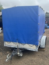 Unbraked Cargo Trailer With Fitted Sheet Canopy