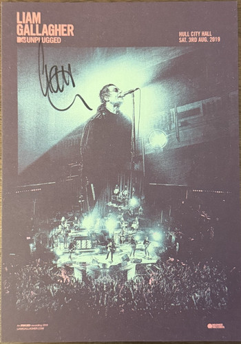 Liam gallagher signed mtv - liam,