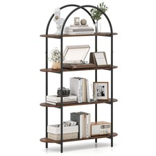 Costway arched bookshelf - arched,