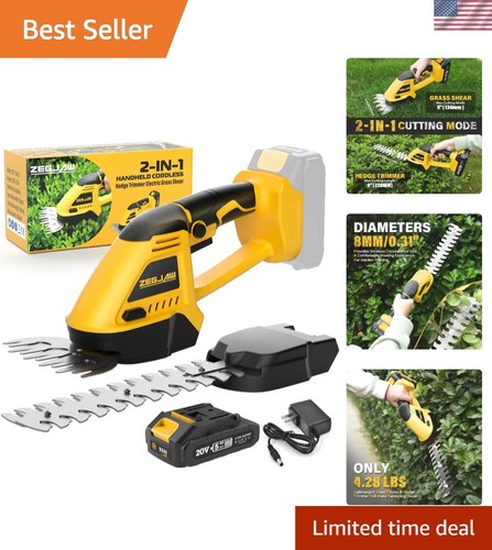 20v cordless hedge trimmer - 20v,