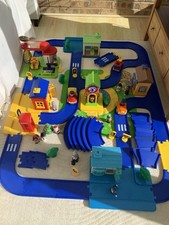 ELC Happyland Village with Storage Box/Playmat Bundle