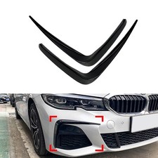 Gloss Black Front Bumper Side