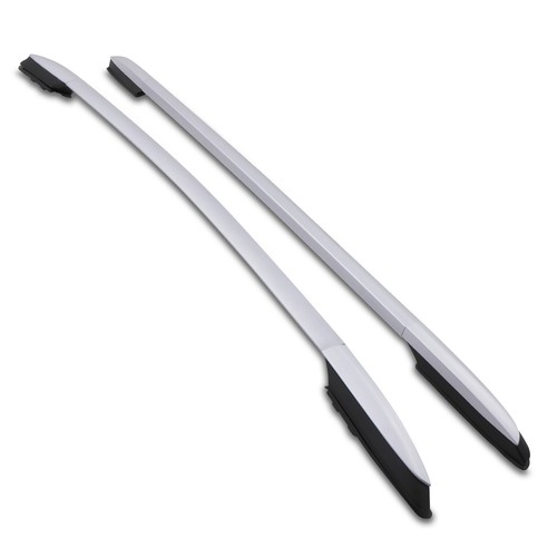 Aluminium silver roof rails - aluminium,