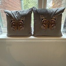 M&S Embroidered Butterfly Grey