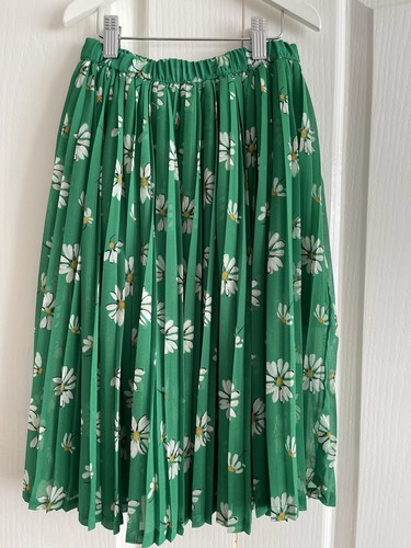 Next girls pleated green - pleated, daisy