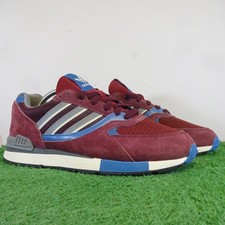 adidas Trainers Size 9 Men's Quesence Maroon Low Top Walking Running Shoes