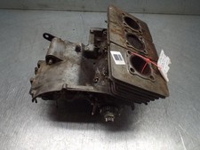 Kawasaki S3 400 Triple 1974-75  Engine Top Crankcase & Seized Barrels & Pistons 