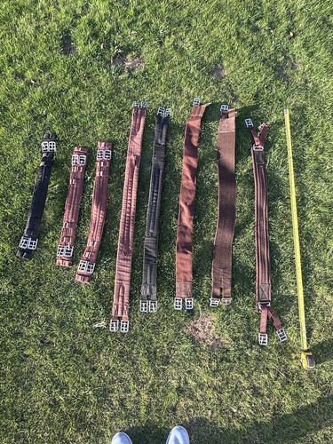 Job lot pony girths - lot,