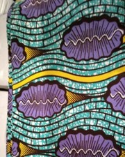 Authentic African print fabric