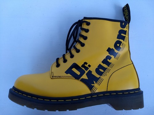 Doc martens yellow logo - martens,