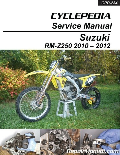 2010 2012 suzuki rmz250 - suzuki,
