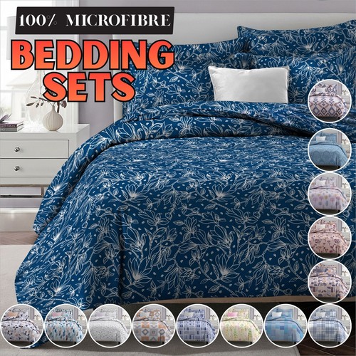 4pc microfibre duvet cover - 4pc,