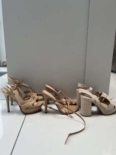 Women beige heels - women’s, bundle